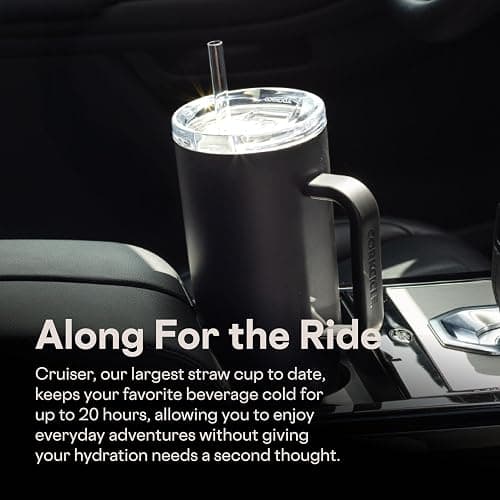 Corkcicle Cruiser Insulated Tumbler - Keeps Drinks Cold 20 Hours - Triple-Insulated Stainless Steel - Spill-Proof Lid - Summer Drinkware Gift - Keeps Drinks Ice Cold - 40 oz - Windbreaker thumbnail 6