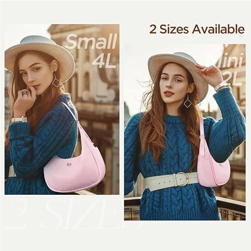Babysun Mini Shoulder Bag Women Nylon Crescent Bag Underarm Shoulder Purse Women's Shoulder Handbags Small Tote Bag thumbnail 2
