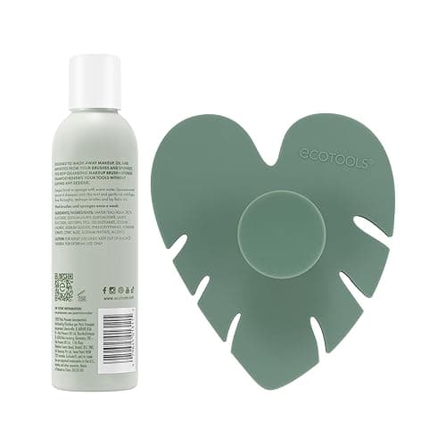 EcoTools Makeup Brush Cleansing Pad + Deep Clean Shampoo Bundle, Brush Cleaner Mat & Makeup Brush Cleanser For Deep Cleaning Tools, Clean Formula, Cruelty-Free, & Vegan, 2 Piece Set - Shampoo, 2 Piece Set thumbnail 15