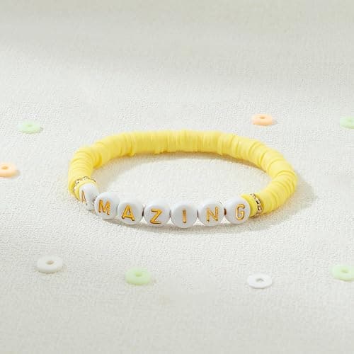 JIASHUYEYE Preppy Bracelets for Teen Girls - Stackable Boho Surfer Friendship Bracelets Set for Little Girls & Women thumbnail 5