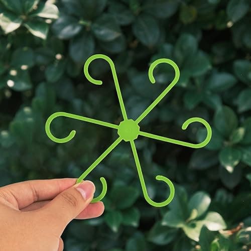 EMOOULI 16pcs Plant Support for Indoor Plants, Plant Stem Support, 4 Sizes Climbing Houseplant Stem Supports，Plant Support Rings, Leaf Holders, Indoor Plant Stakes Stabilizer Accessories  thumbnail 2