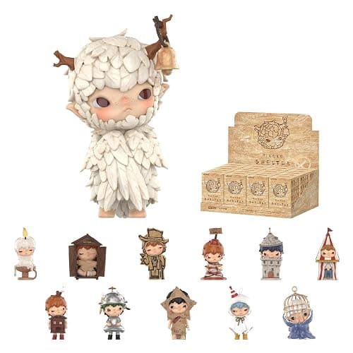 POP MART Hirono Shelter Series Figures, 12PCs HIRONO Blind Box Figures, Random Design Action Figures Collectible Toys Home Decorations, Holiday Birthday Gifts for Boys and Girls, Whole Set - Image 1