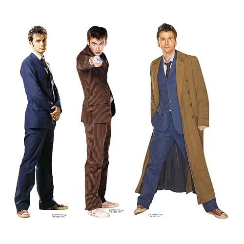 Star Cutouts SC4643 Tenth Doctor Who David Tennant Shelf Top Pack Cardboard Cut Out Height 31cm - Ideal for Fans & Gifts - Image 1