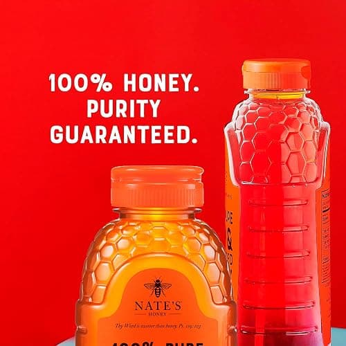 Nate's 100% Pure, Raw & Unfiltered Honey - Award-Winning Taste, 32oz. Squeeze Bottle thumbnail 3
