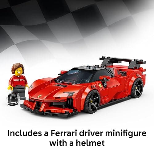 LEGO Speed Champions Ferrari SF90 XX Stradale Sports Car Building Toy for Kids - Building Set W/Ferarri Driver Minifigure for Boys & Girls, Ages 9+ - Gift Idea for Birthdays - 77254 thumbnail 5