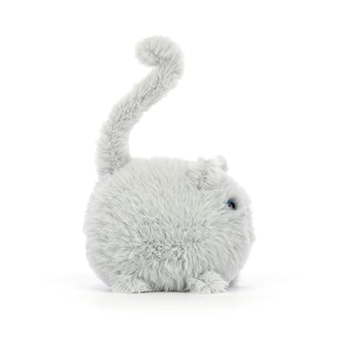 Jellycat Kitten Caboodle, Grey Stuffed Animal, 4 inches - Cats and Kittens Plush Toy - Classic Children's Gift - Grey thumbnail 5
