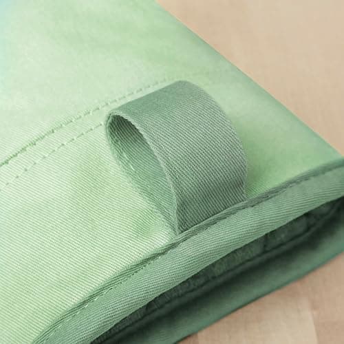 KitchenAid Beacon Two-Tone Non-Slip Mini Oven Mitt Set, Pistachio/Graphite Green, 5.5"x8", 2 Piece thumbnail 4