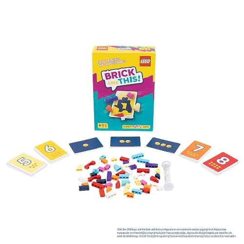 Asmodee Brick Like This! The Official Lego Party Game - A Fast, Fun Building Game for Families, Kids, Teens & Adults, Ages 7+, 2-8 Players, 15 Minute Playtime | A Fast, Fun Building Game for Families, Kids, Teens & Adults, Ages 7+, 2-8 Players, 15 Minute Playtime thumbnail 5