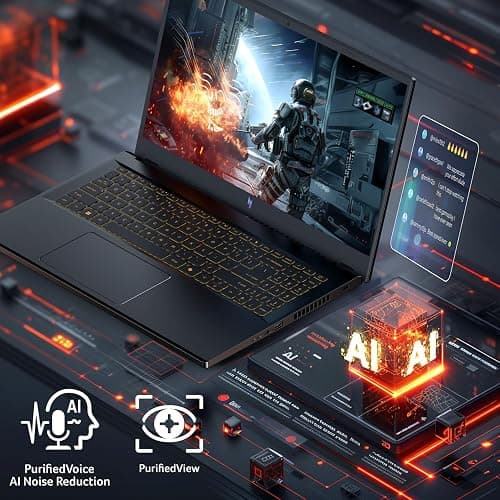 Acer Nitro V Gaming Laptop | Intel Core i5-13420H Processor | NVIDIA GeForce RTX 4050 Laptop GPU | 15.6" FHD IPS 165Hz Display | 8GB DDR5 | 512GB Gen 4 SSD | Wi-Fi 6 | Backlit KB | ANV15-52-586Z thumbnail 7