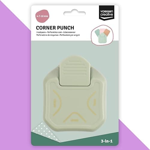 Vaessen Creative Perforatrice d'Angle 3 en 1-4, 7 et 10 mm - Vert Menthe | Arrondisseur de coins, Perforateur, Scrapbooking matériel, Papier, Bullet journaling, Cartes thumbnail 7