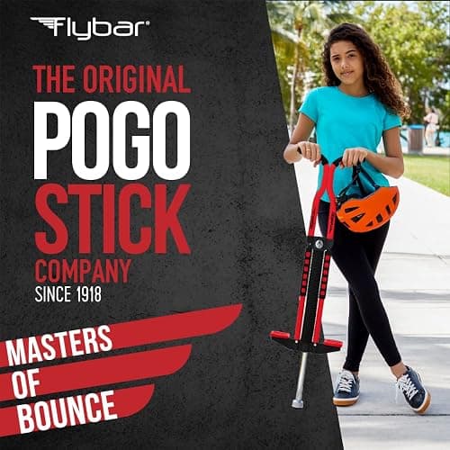 Flybar Master Pogo Stick for Kids Ages 9+, 80–160 lbs – Easy Grip Handles – Active Exercise Toy for Tweens & Teens – Outdoor Toy with Non-Slip Foot Pegs for Boys and Girls – No Assembly Needed thumbnail 4