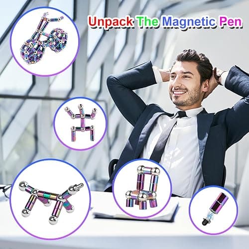Fidget Pen Gifts For Teenage Girls - Magnetic Pen Cool Gadgets Teen Boys Gift Ideas - Magnet Pen Cool Things For Adults Kids Teens - Best Gift For 10 11 12 13 14 15 Year Old Boy - Novelty Toy For 8-12 thumbnail 3
