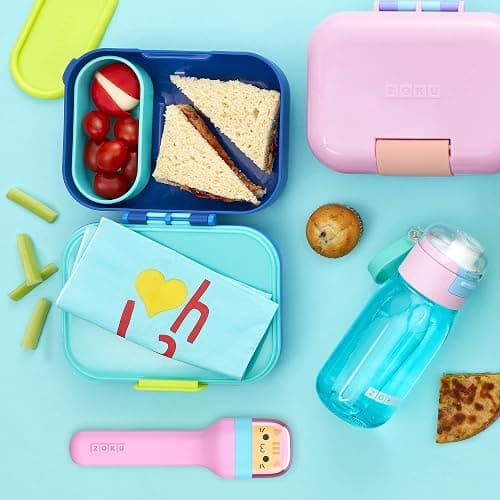 ZOKU Kids Pocket Utensil Set, Kitty - Stainless Steel Fork, Knife, and Spoon in Case - Portable Design for Travel, School, Picnics, Camping and Outdoor Home Use thumbnail 2