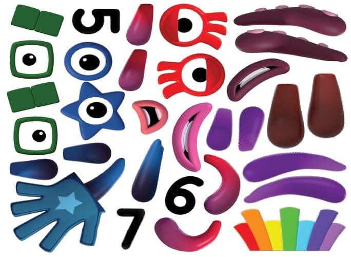 hand2mind Numberblocks Reusable Clings, Numberblocks Characters Decals, Classroom Supplies for Teachers Elementary, Numberblocks Decorations, Removable Decals, Math Gifts for Teachers thumbnail 7