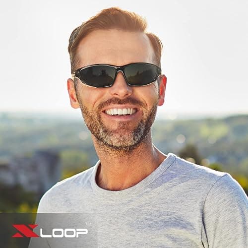 X LOOP Polarized Wrap-Around Sunglasses for Men Women Running Fishing Driving Sports Glasses thumbnail 7