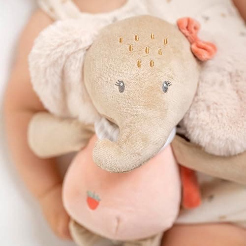 Nattou Musical Cuddly Elephant FLO, OLI, ERNEST, 24 cm, Oli Pink thumbnail 3