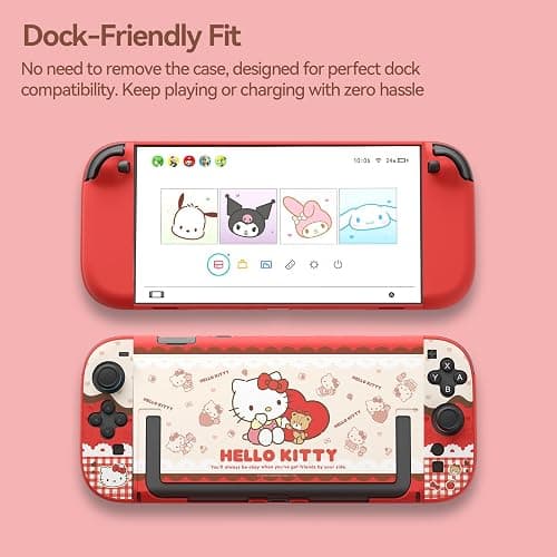 Kuitmor Dockable Case for Nintendo Switch 2 2025, Slim Hard PC Protective Shell Compatible with Switch 2 Accessories - HLK thumbnail 4