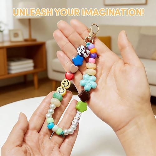 zackal DIY Bracelet Making Kit for Women - 421 Pcs Jewelry Beads Set, Makes 5 Handmade Bracelets, Craft Supplies with Pony Beads & Letter Beads for Adults thumbnail 3