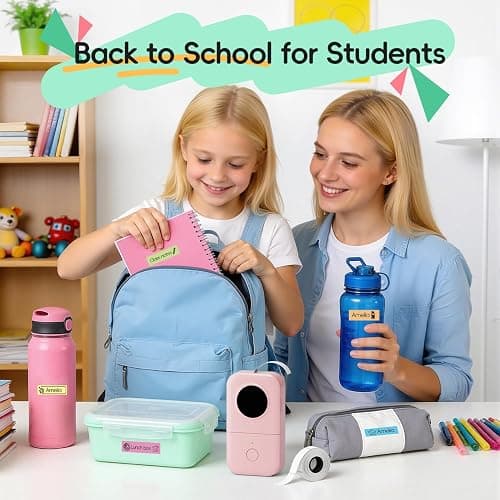 Phomemo Label Maker, D30 Label Maker Machine with Tape, Mini Bluetooth Label Makers, Small Portable Thermal Label Printer, Sticker Maker for School Classroom Teacher Home Kitchen Office Supplies thumbnail 2