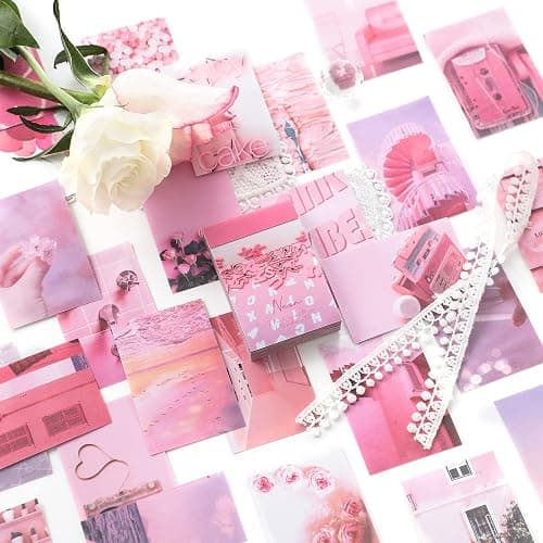 6 Sets 300 Pcs Washi Stickers Set Cute Aesthetic Sticker Book for Journaling, DIY Decorative Paper Sticker Decals for Bullet Journal Art Scrapbooking Diary Card Craft Gift Album Notebook Stationery thumbnail 8