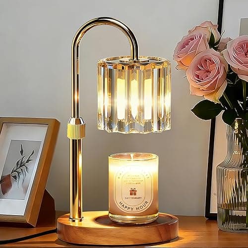 Lukasa Candle Warmer Lamp, with Timer Dimmer Adjustable Height, Home Decor, Room Decor, Wax Melt Warmer for Candles, Gifts for Mom, Gifts for Mother's Day, Birthday Gifts for Women - Image 1