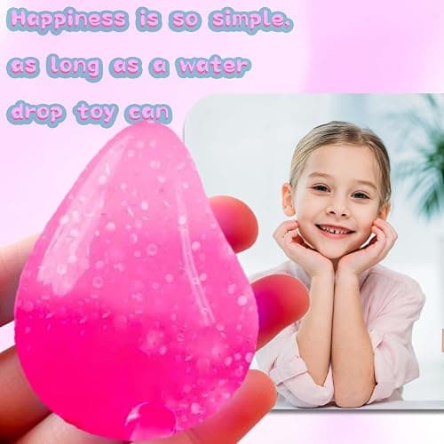 Dream Squishy Drop Stress Balls for Adults Fidget Toys Adults, Gel Filled Squishy Toys for Kids Stress Relief, Super Soft Toys to Ease Stress, Birthday, Christmas, Office, Stocking Stuffer Gift thumbnail 5