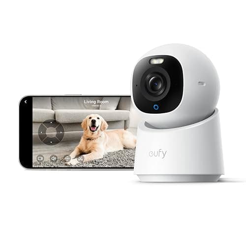 eufy Security 4K Indoor Camera E30-No Subscription,Work as Pet Camera,Nanny/Baby Monitor,360° Pan&Tilt,AI Auto Tracking,AI Detection,24/7 Recording,Color Night Vision,Two-Way Audio,Works with HomeKit - Image 1
