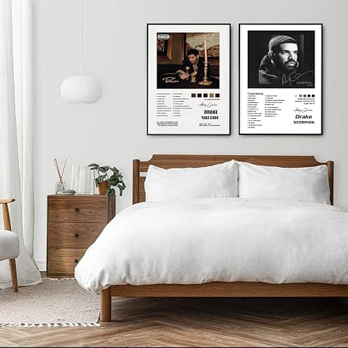 A Set of 2 Album Cover Scorpion Posters Take Care Canvas Poster Unframe:16x24inch(40x60cm) thumbnail 3