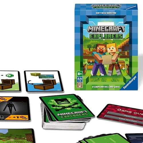 Ravensburger 21580 Minecraft Explorers - Cooperative Card Game for 2-4 People Ages 8 and up - Image 1