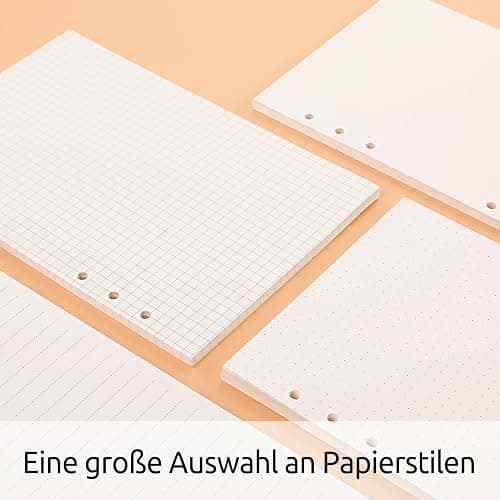 SKYDUE A5 Ringbuch Nachfüllbar, Papier Liniert 135 Blätter, Ringbucheinlagen Ringbuchblätter Für 6-Loch Ringbücher, 21x14.2cm thumbnail 3