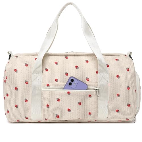 BLUBOON Duffle Bag Girls Kids Cute Gym Bag with Shoes Compartment & Wet Separation Waterproof Sports Overnight Travel Bag thumbnail 9