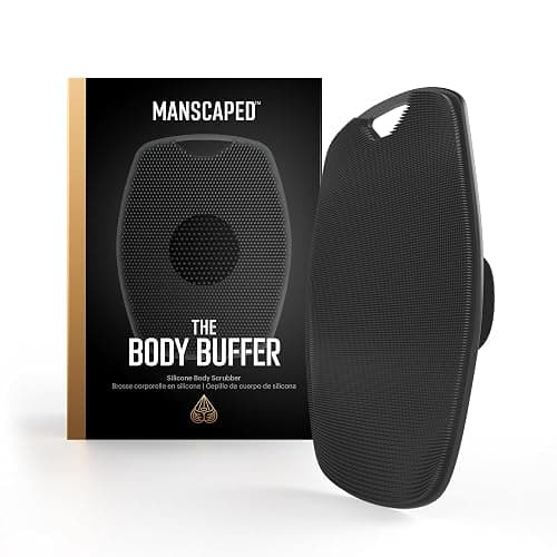 MANSCAPED® The Body Buffer Premium Silicone Scrubber for Nourishing, Cleaning & Exfoliating Your Skin - Lather Boosting Bristles with Ergonomic No-Slip Handle, Long-Lasting & Easy to Clean (1-Pack) - Image 1