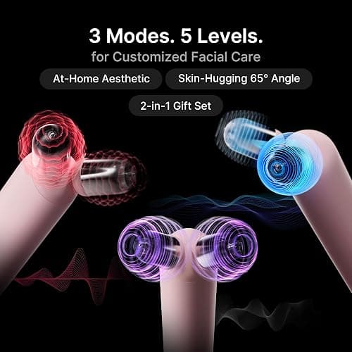 medicube Mini Booster Pro Plus Face Roller Device Set - Face & Body, Pink | 2-in-1 Massage & Skincare Device - Jawline Care & Depuffing, Face & Body Massager with 3 Modes, Korean Facial Device, Pink thumbnail 6
