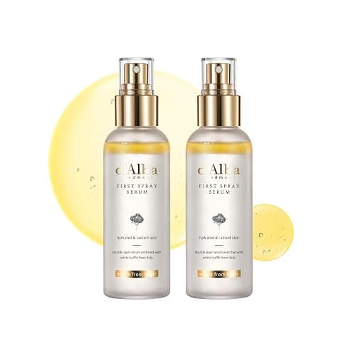 [2 Bottles] d'Alba Piedmont Italian White Truffle First Spray Serum, Vegan Skin Care, Hydrating Face Moisturizer, Glow Serum for Radiant Skin, Non Comedogenic, All In One Mist (total 6.76 fl oz.) - Image 1