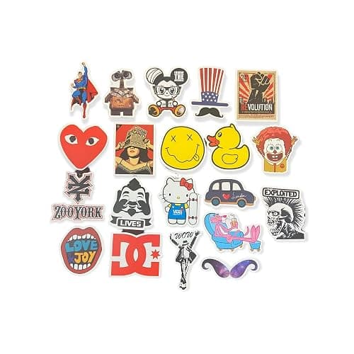 100 Decal Big Vinyl Bomb Aesthetic Cool Cute Preppy Water Bottles Stickers Pack Bundles Tween Teens Mens Adults Vans Superman Bottle Laptop MacBook PC Sublime Skateboard Anime Cool Fun VW Kawaii Kids thumbnail 4