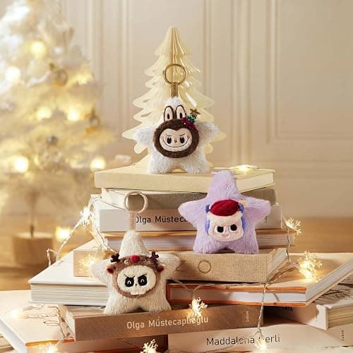 POP MARTTHE MONSTERS Classic Series-Sparkly Blind Box, THE MONSTERS Blind Box Figures, Random Design Collectible Toys Home Decorations, Holiday Birthday Gifts, Single Box - Sparkly Plush Pendant - Single Box thumbnail 6