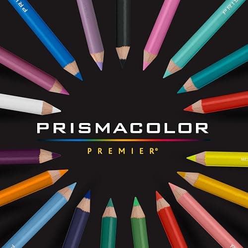 Prismacolor Premier Colored Pencils, Soft Core, Assorted Colors, 48 Count - Durable, Vibrant, Ultra-Smooth, Adult Coloring, Drawing, Sketching, Arts & Crafts thumbnail 3