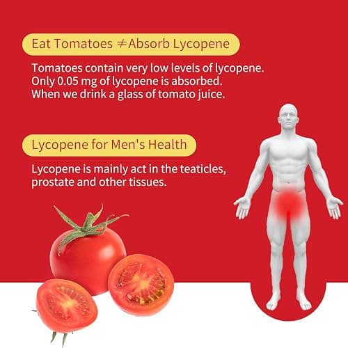GANOHERB Lycopene Supplement 100mg, Lycopene Capsule with 200mg Reishi Mushroom for Overall Health, 2 Month Supply, Non-GMO & Gluten Free, Vegan, 60 Rapid Release Capsules thumbnail 3