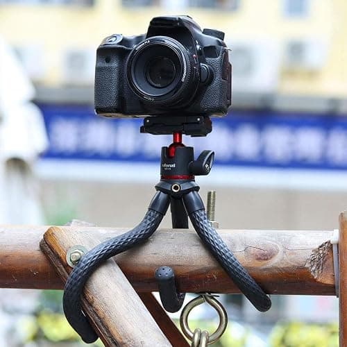 ULANZI Camera Tripod, Mini Flexible Stand w Hidden Phone Holder w Cold Shoe Mount, 1/4'' Screw f Magic Arm, Universal f iPhone 17 16 15 14 Pro Max XS Max X Samsung Canon Nikon Sony DJ Pocket 3 Cameras thumbnail 8