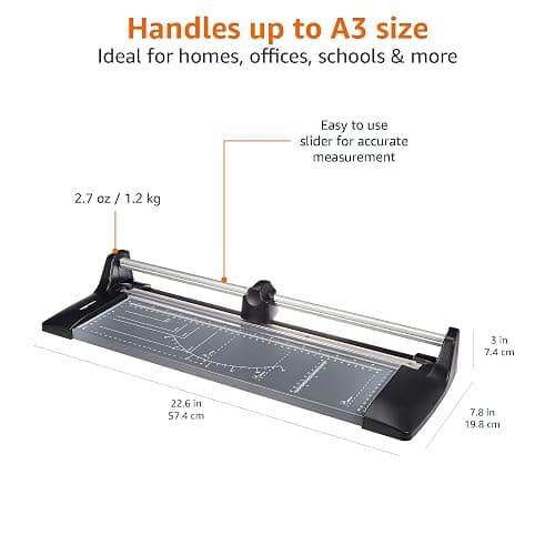 Amazon Basics Rotary Paper Trimmer Cutter – A3 thumbnail 3