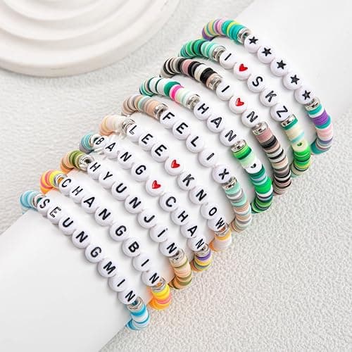FTTLCUS Stray-Kids Bracelets Set SKZ Inspired Friendship Bracelets KPOP-Stray Merch Gifts for Fans Concert Outfits thumbnail 2