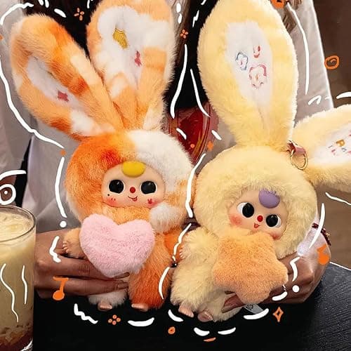 Fesuphy Baby Three Blind Box Plush, Baby Three Lily Rabbit Town V3 Series, Cute Vinyl Plush Blind Box Doll, Kawaii Collectible Toys Figure Mystery Box for Gifts, Single Box (1 of 9 Possible Styles) thumbnail 4
