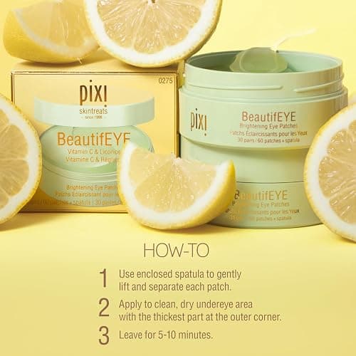 Pixi BeautifEYE Hydrogel Under-Eye Patches | Refreshing Eye Patches For Dark Circles | Brighten & Hydrate Under Eyes | 30 Pairs / 60 Patches thumbnail 4
