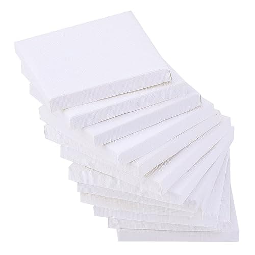 12 Pack Mini Canvas Panels for Halloween Painting Craft Drawing (3 x 3 Inch) thumbnail 4