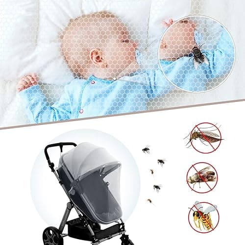 LEMESO Zanzariera universale per carrozzino/navicella thumbnail 4