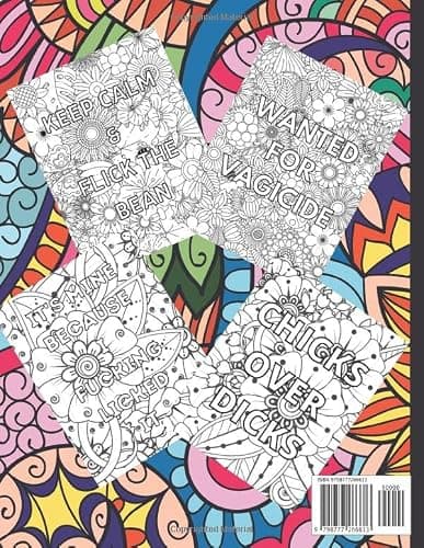 Lesbians Only Coloring Book: Funny Lesbian Sayings and Quotes Coloring Book for Gay Women - Great Lesbian Humor Gift thumbnail 2