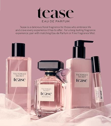 Victoria's Secret Fragrance Lotion, Tease Body Lotion for Women, Notes of White Gardenia, Anjou Pear, Black Vanilla, Tease Collection (8.4 oz) thumbnail 2