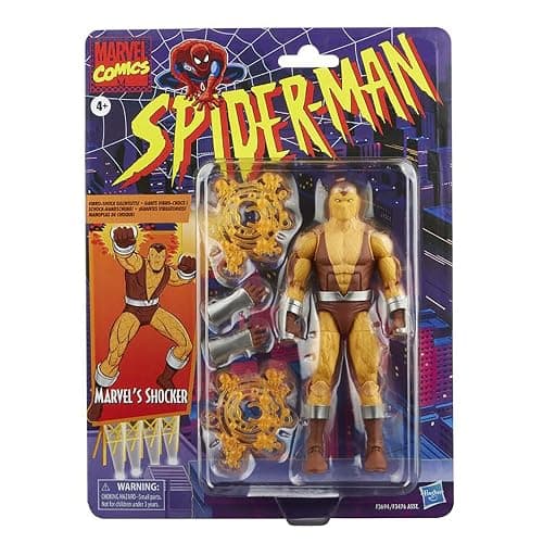 Spider-Man Marvel Legends Series 15 cm Marvel’s Shocker Action Figure Toy, Includes 4 Accessories: 2 Alternate Hands, 2 Blast FX thumbnail 8