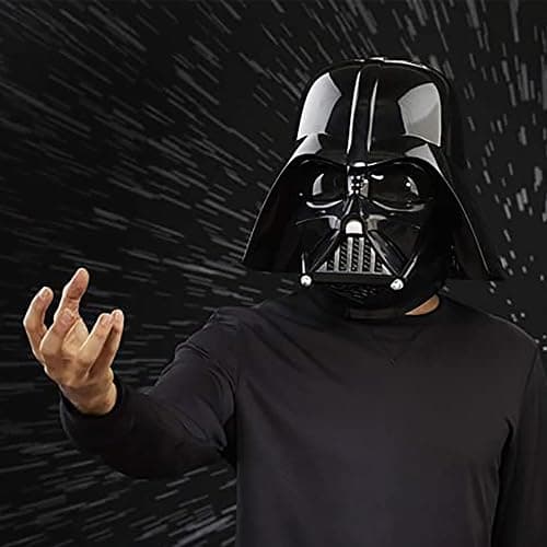 SV Cosplay Jedi Black Knight Darth Vader helmet voice changing Halloween cosplay party costume props thumbnail 6
