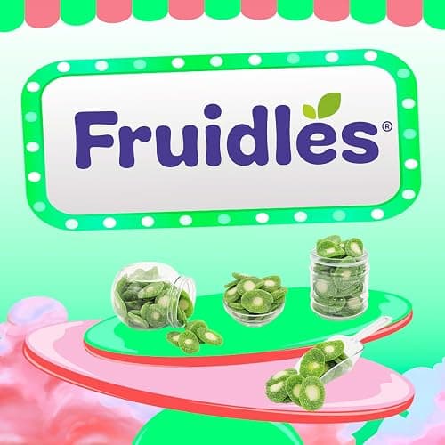 Fruidles Sour Kiwi Slices, Soft Chewy Gummy Candy, Fat-Free (Half-Pound) thumbnail 6